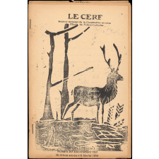 Journal scolaire Freinet. Le cerf. N°5, février, 1954.