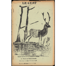 Journal scolaire Freinet. Le cerf. N°6, mars, 1954.