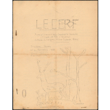 Journal scolaire Freinet. Le cerf. N°2, novembre, 1955.