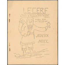 Journal scolaire Freinet. Le cerf. N°3, décembre, 1955.
