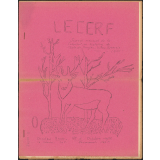 Journal scolaire Freinet. Le cerf. N°1, octobre, 1956.