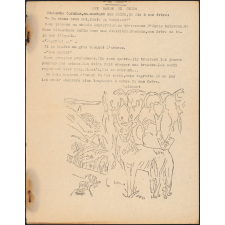 Journal scolaire Freinet. Le cerf. N°6, mai, 1958.