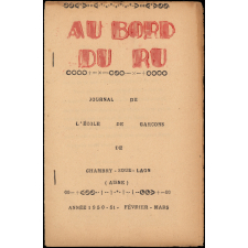Journal scolaire Freinet. Au bord du ru. Février mars, 1950-51.