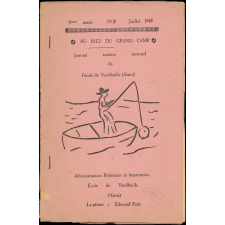 Journal scolaire Freinet. Au riez du Grand Camp. N°10, juillet, 1948.