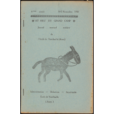 Journal scolaire Freinet. Au riez du Grand Camp. N°2, novembre, 1950.