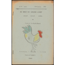 Journal scolaire Freinet. Au riez du Grand Camp. N°4, janvier, 1951.