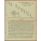 Journal scolaire Freinet. Le tunnel. N°7, avril, 1955.