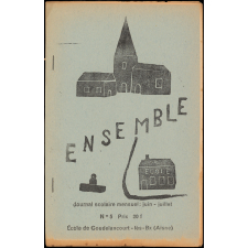 Journal scolaire Freinet. Ensemble. N°5, juin juillet, [1951].