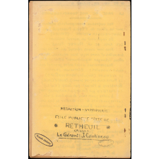 Journal scolaire Freinet. De val en plaine. N°1, novembre, 1950.
