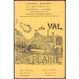 Journal scolaire Freinet. De val en plaine. N°1, février, 1951.