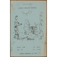 Journal scolaire Freinet. Le marcassin. N°40, février, 1951.
