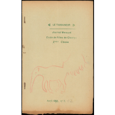 Journal scolaire Freinet. Le tamanoir. N°7, avril, 1951.