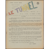 Journal scolaire Freinet. Le tunnel. N°6, mars, 1955.