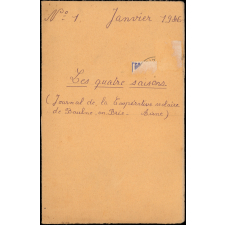 Journal scolaire Freinet. Les quatre saisons. N°1, janvier, 1946.