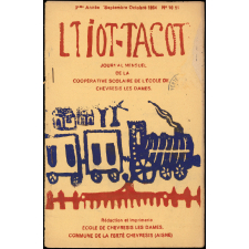 Journal scolaire Freinet. Ltiot-tacot. N°10-11, septembre octobre, 1954.