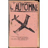 Journal scolaire Freinet. L'automne. N°1, octobre, 1954.