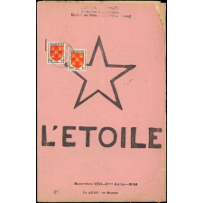 Journal scolaire Freinet. L'étoile. N°54, novembre, 1954.