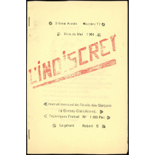 Journal scolaire Freinet. L'indiscret. N°17, mai, 1964.