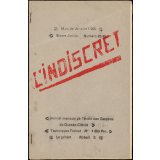 Journal scolaire Freinet. L'indiscret. N°25, janvier, 1966.