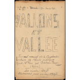 Journal scolaire Freinet. Vallons et vallée. N°3, janvier, 1951.