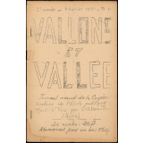 Journal scolaire Freinet. Vallons et vallée. N°4, février, 1951.