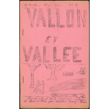 Journal scolaire Freinet. Vallons et vallée. N°6, mai, 1951.
