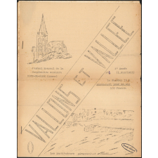 Journal scolaire Freinet. Vallons et vallée. N°4, 1952-1953.