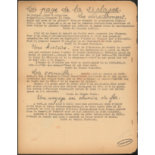 Journal scolaire Freinet. Vallons et vallée. N°5, 1953-1954.