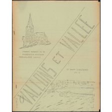 Journal scolaire Freinet. Vallons et vallée. N°6, 1953-1954.