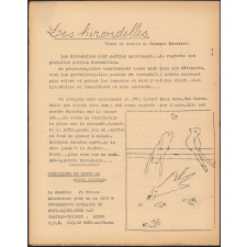 Journal scolaire Freinet. Vallons et vallée. N°1, octobre, 1954.