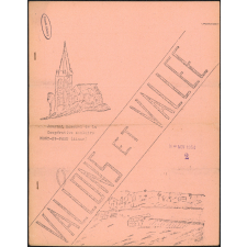 Journal scolaire Freinet. Vallons et vallée. N°2, novembre, 1954.