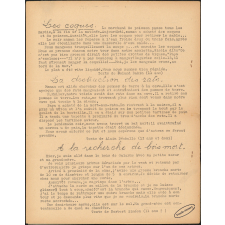 Journal scolaire Freinet. Vallons et vallée. N°6-7, mars avril, 1955.