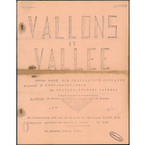 Journal scolaire Freinet. Vallons et vallée. N°5-6, février mars, 1958.