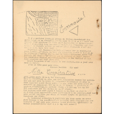 Journal scolaire Freinet. Vallons et vallée. N°5-6, février mars, 1958.