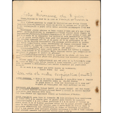Journal scolaire Freinet. Vallons et vallée. N°7-8, mai juin, 1958.