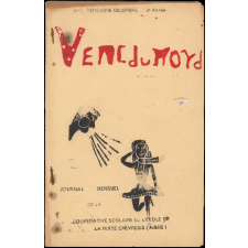 Journal scolaire Freinet. Vent du nord. N°2, novembre décembre, [1957].