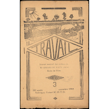 Journal scolaire Freinet. Travail. N°3, novembre, 1954.
