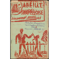 Journal scolaire Freinet. Abeille chapelloise. N°2, novembre, 1953.