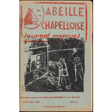 Journal scolaire Freinet. Abeille chapelloise. N°8-9, mai, 1954.