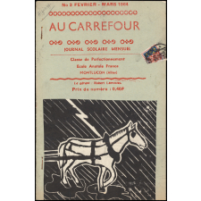 Journal scolaire Freinet. Au carrefour. N°3, février mars, 1964.