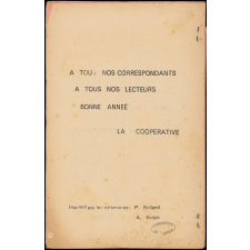 Journal scolaire Freinet. Autour de notre école. N°2, novembre décembre, 1952.