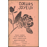 Journal scolaire Freinet. Coeurs joyeux. N°1, octobre, 1952.