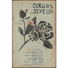 Journal scolaire Freinet. Coeurs joyeux. N°5, avril, 1953.