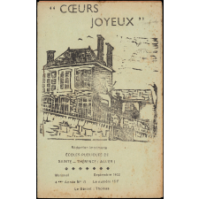Journal scolaire Freinet. Coeurs joyeux. N°1, septembre, 1953.