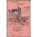 Journal scolaire Freinet. Coeurs joyeux. N°2, novembre, 1954.