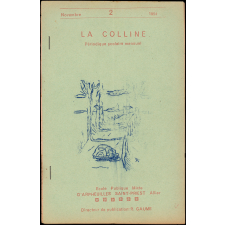 Journal scolaire Freinet. La colline. N°2, novembre, 1954.