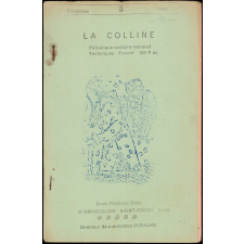 Journal scolaire Freinet. La colline. N°3, décembre, 1954.