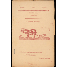 Journal scolaire Freinet. La ruche. N°1, octobre, 1946.