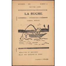 Journal scolaire Freinet. La ruche. N°2, novembre, 1950.
