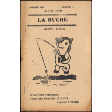 Journal scolaire Freinet. La ruche. N°4, janvier, 1951.